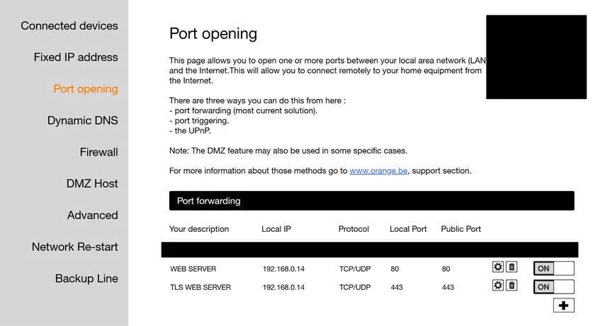 Router Port Forwarding