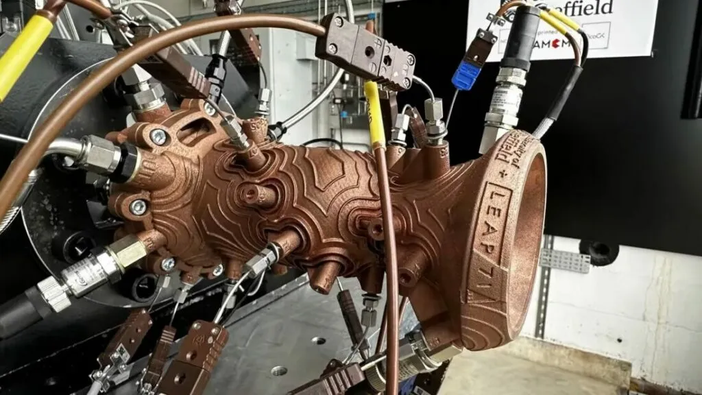 A rocket engine designed by AI