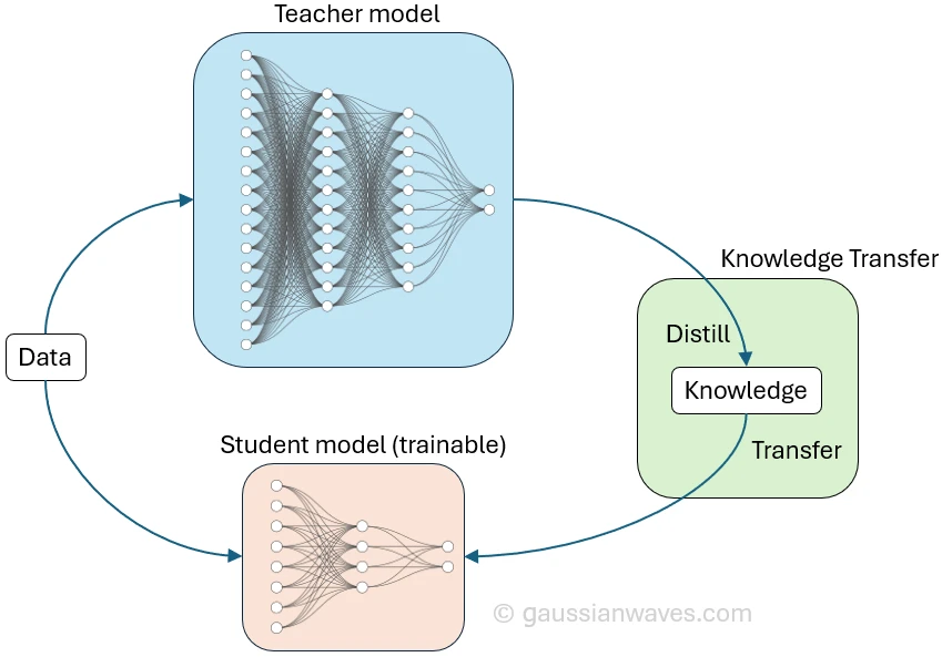 Illustrated model distillation
