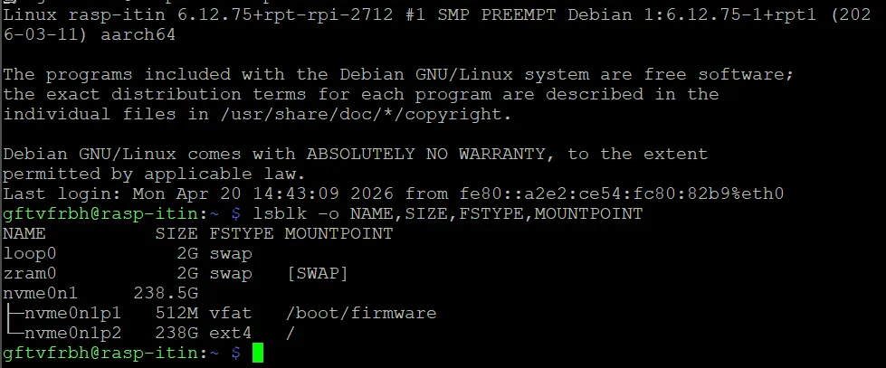 Comment déplacer l'OS du Raspberry Pi 5 sur un SSD NVMe